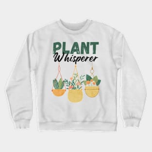 Plant Whisperer Hanging Planters Crewneck Sweatshirt